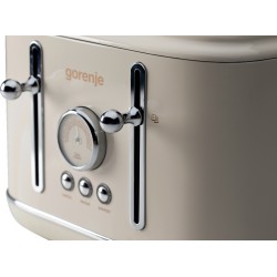Gorenje Kitchen Toaster - T2300CLIN - 2300W 4 Slots 6 Heating Levels Classico Ivory — Buy in Cyprus with Fast Delivery