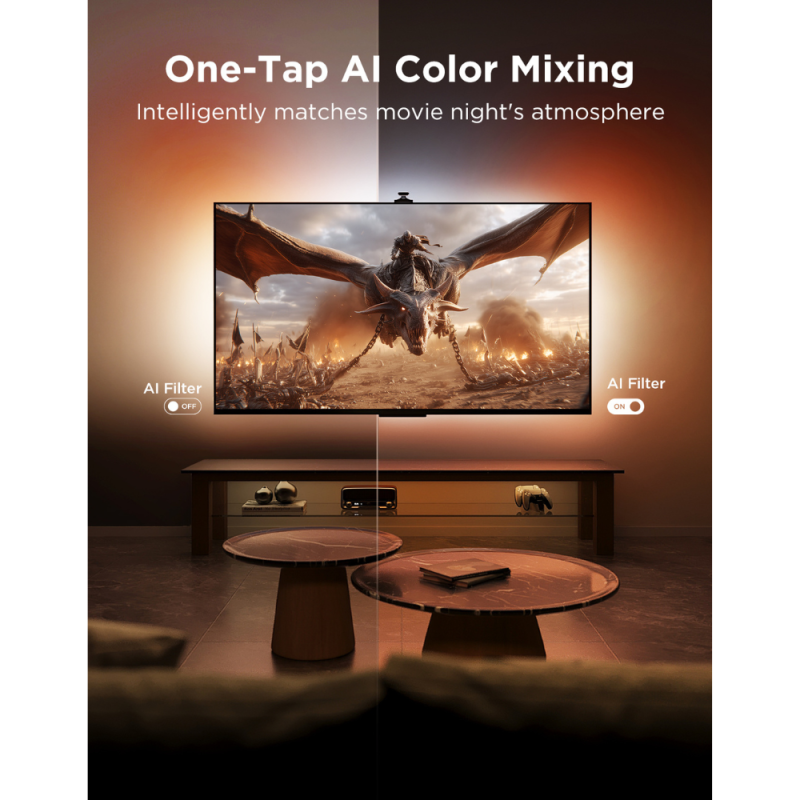 Govee TV Backlight - 3 Pro With 3 Cameras (55-65 inch) (UK) — Buy in Cyprus with Fast Delivery