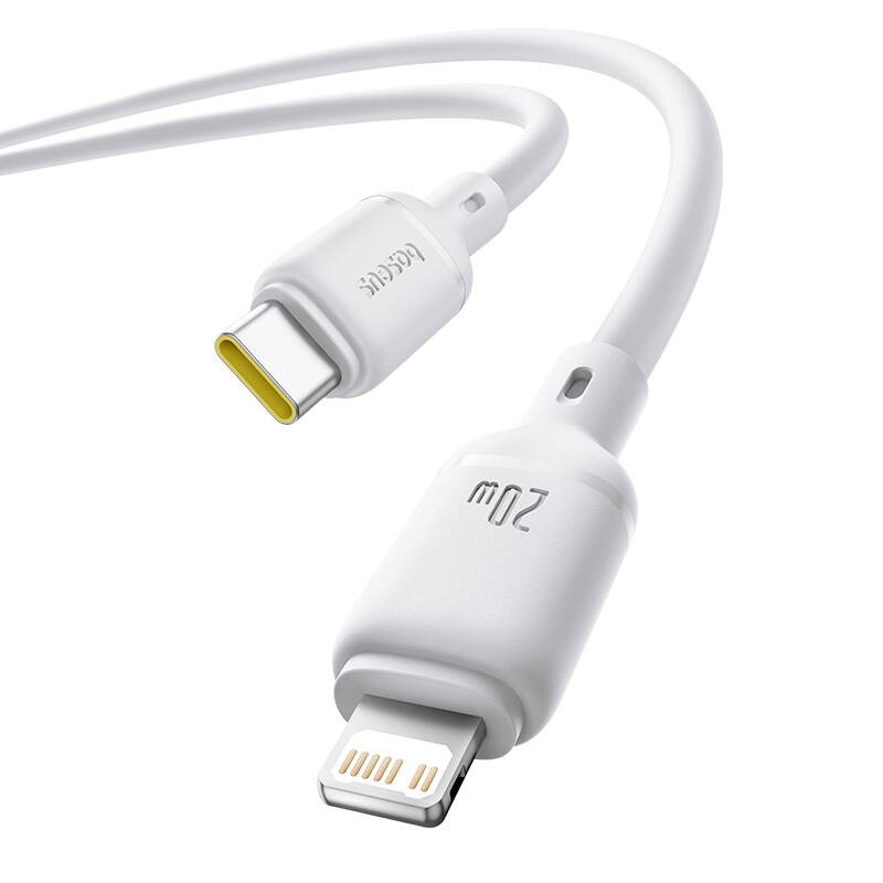 Baseus Cable Lightning to USB-C Silky Series 1.0m White — Buy in Cyprus with Fast Delivery