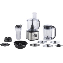 Gorenje Kitchen Blender Food Processor 1500W with 8 attachments - SBR1500E - Black Stainless