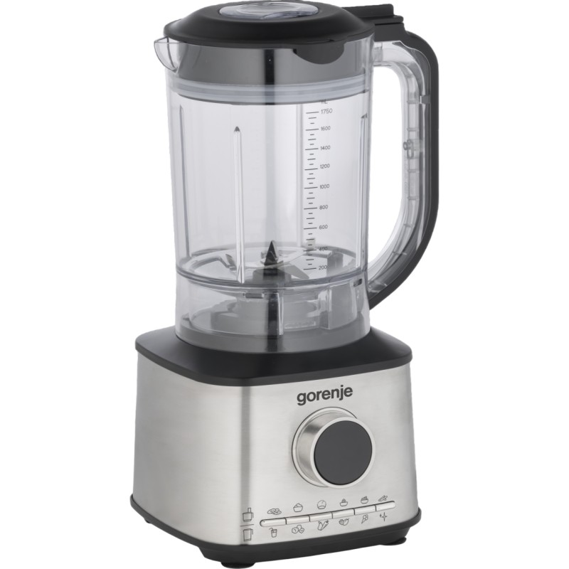 Gorenje Kitchen Blender Food Processor 1500W with 8 attachments - SBR1500E - Black Stainless