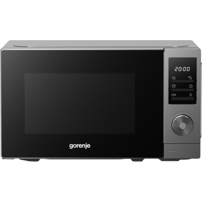 Gorenje Kitchen Microwave Oven - MO20A3T4 - 700W 20L 8 Programs Digital Screen Titanium — Buy in Cyprus with Fast Delivery