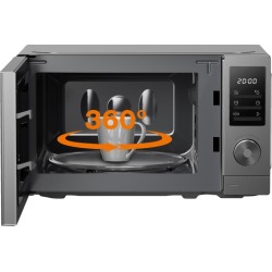 Gorenje Kitchen Microwave Oven - MO20A3T4 - 700W 20L 8 Programs Digital Screen Titanium — Buy in Cyprus with Fast Delivery