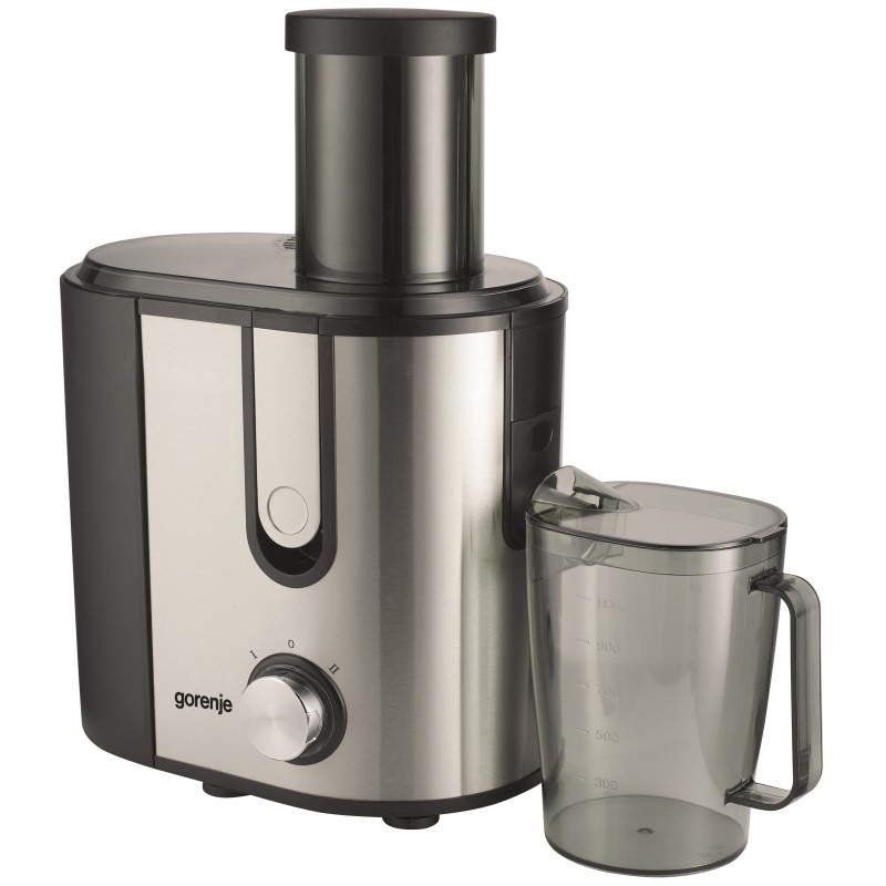 Gorenje Kitchen Juicer - JC900E - 900W 1.5L Pulp Container XXL Tube Inox Black — Buy in Cyprus with Fast Delivery