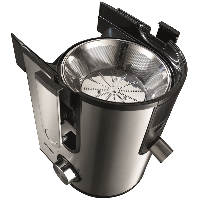 Gorenje Kitchen Juicer - JC900E - 900W 1.5L Pulp Container XXL Tube Inox Black — Buy in Cyprus with Fast Delivery