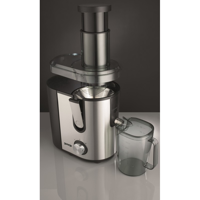 Gorenje Kitchen Juicer - JC900E - 900W 1.5L Pulp Container XXL Tube Inox Black — Buy in Cyprus with Fast Delivery
