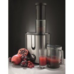 Gorenje Kitchen Juicer - JC900E - 900W 1.5L Pulp Container XXL Tube Inox Black — Buy in Cyprus with Fast Delivery