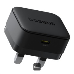 Baseus Charger - Wall 20W USB-C PALM Series UK Black — Buy in Cyprus with Fast Delivery