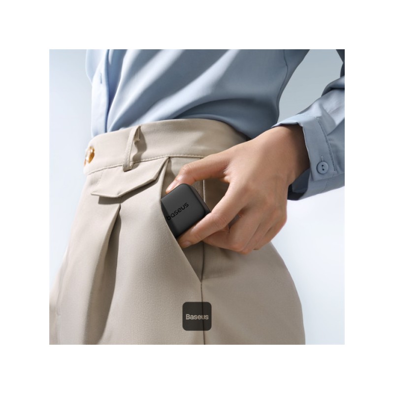 Baseus Charger - Wall 20W USB-C PALM Series UK Black — Buy in Cyprus with Fast Delivery