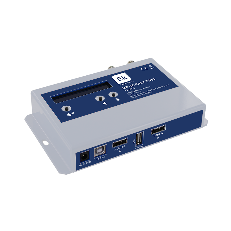 EK HD Easy Twin HDMI DVB-T Full HD Modulator - Twin HDMI DVB-T Full HD — Buy in Cyprus with Fast Delivery