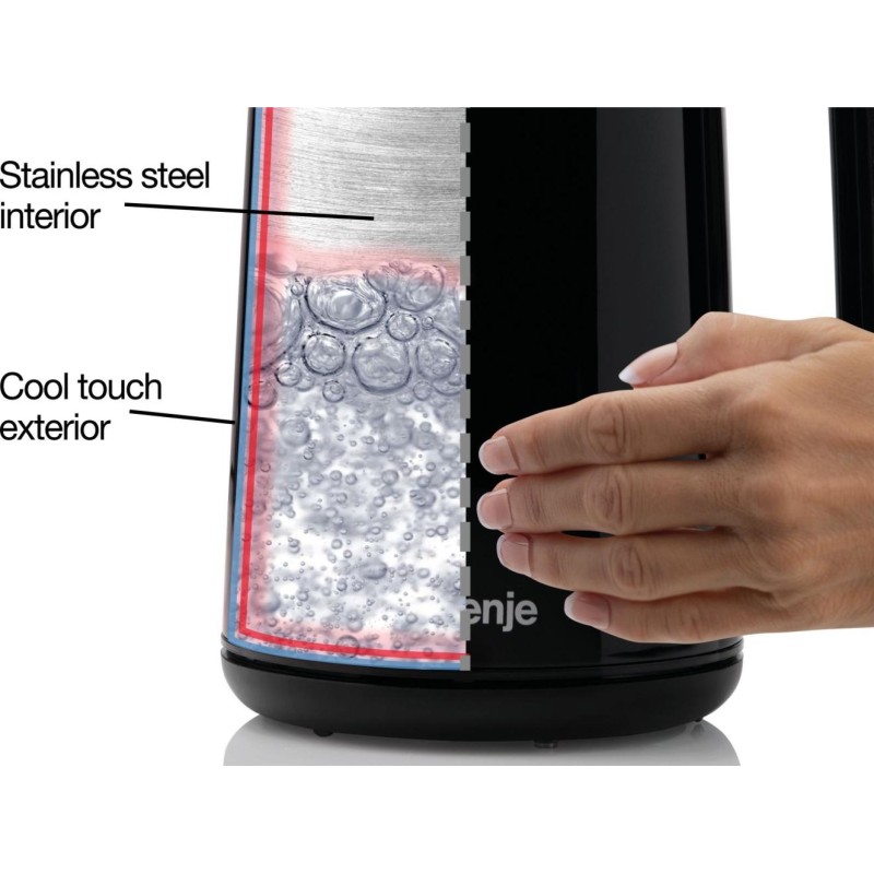 Gorenje Kitchen Kettle - K17DWD - 2200W 1.5L Cool Touch & Temperature Control — Buy in Cyprus with Fast Delivery