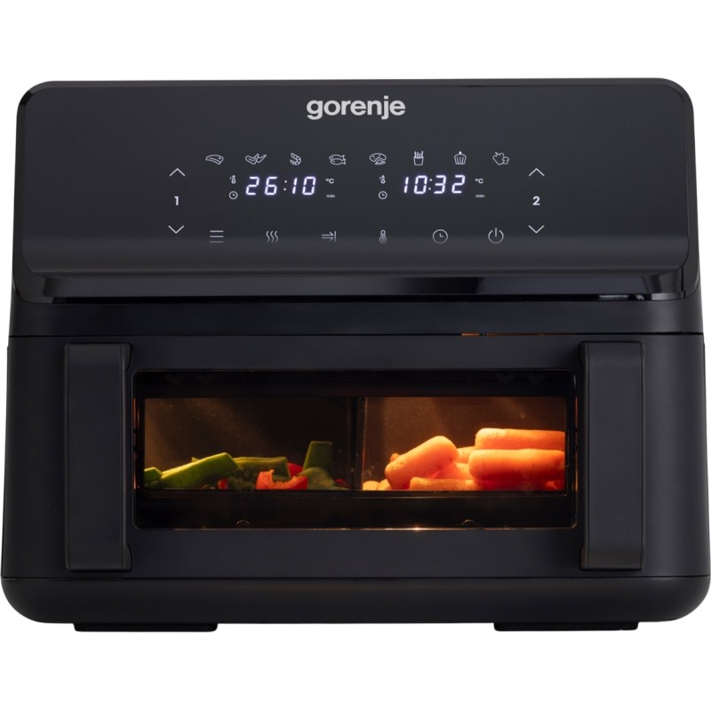 Gorenje Kitchen Air Fryer - AF2700BP - 2700W, 9L, 8 Programs, 2x Independent Cavities — Buy in Cyprus with Fast Delivery