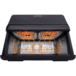 Gorenje Kitchen Air Fryer - AF2700BP - 2700W, 9L, 8 Programs, 2x Independent Cavities — Buy in Cyprus with Fast Delivery