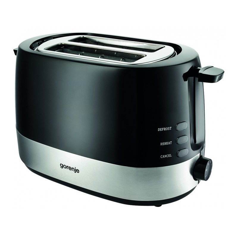 Gorenje Kitchen Toaster - T850BK - 850W 2 Slots 7 Heating Levels Black — Buy in Cyprus with Fast Delivery