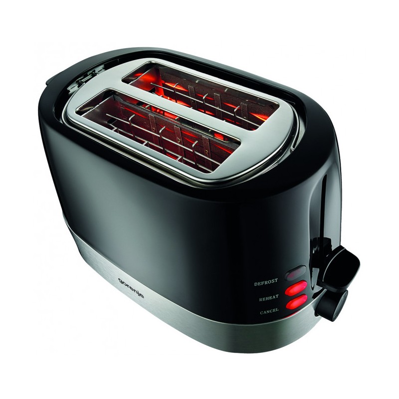 Gorenje Kitchen Toaster - T850BK - 850W 2 Slots 7 Heating Levels Black — Buy in Cyprus with Fast Delivery