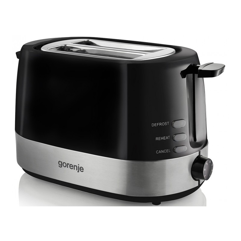 Gorenje Kitchen Toaster - T850BK - 850W 2 Slots 7 Heating Levels Black — Buy in Cyprus with Fast Delivery