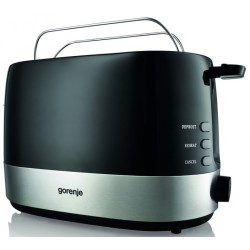 Gorenje Kitchen Toaster - T850BK - 850W 2 Slots 7 Heating Levels Black — Buy in Cyprus with Fast Delivery