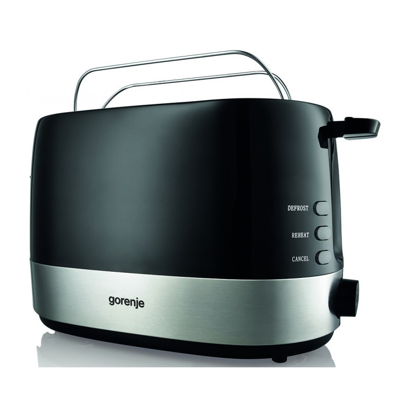 Gorenje Kitchen Toaster - T850BK - 850W 2 Slots 7 Heating Levels Black — Buy in Cyprus with Fast Delivery