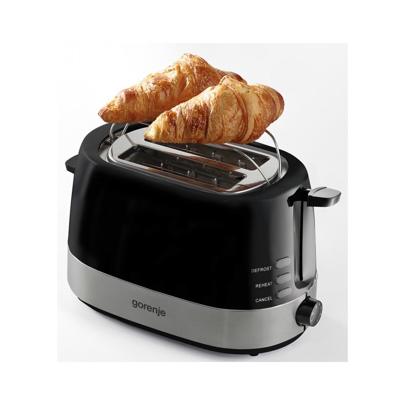 Gorenje Kitchen Toaster - T850BK - 850W 2 Slots 7 Heating Levels Black — Buy in Cyprus with Fast Delivery