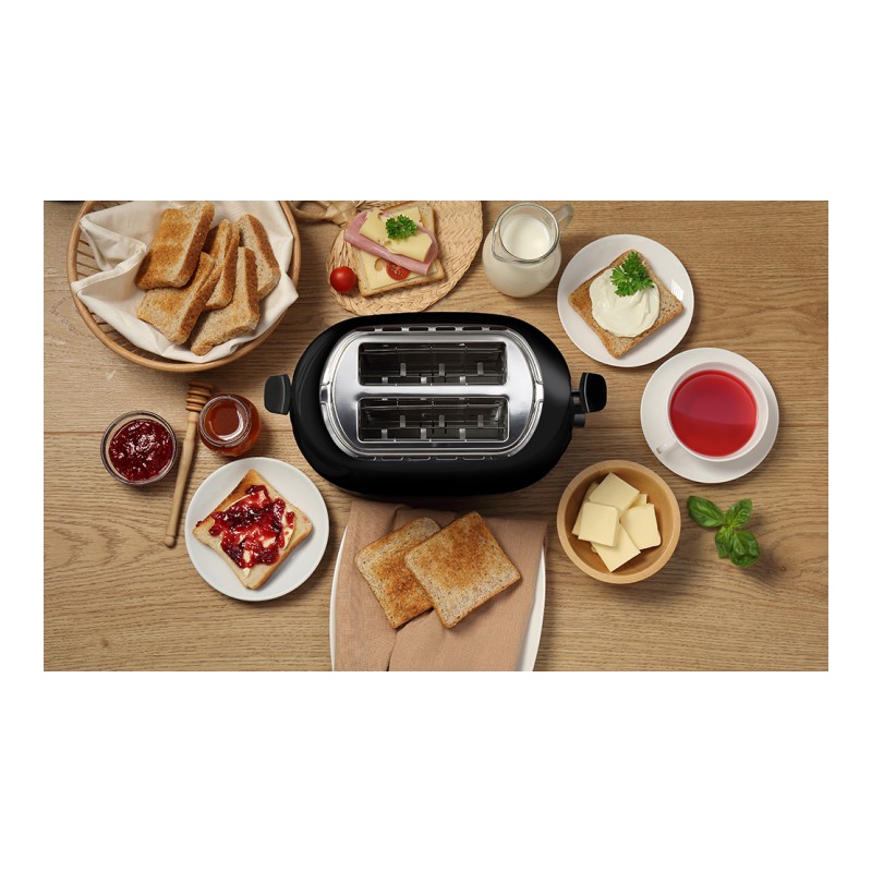 Gorenje Kitchen Toaster - T850BK - 850W 2 Slots 7 Heating Levels Black — Buy in Cyprus with Fast Delivery