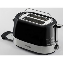 Gorenje Kitchen Toaster - T850BK - 850W 2 Slots 7 Heating Levels Black — Buy in Cyprus with Fast Delivery