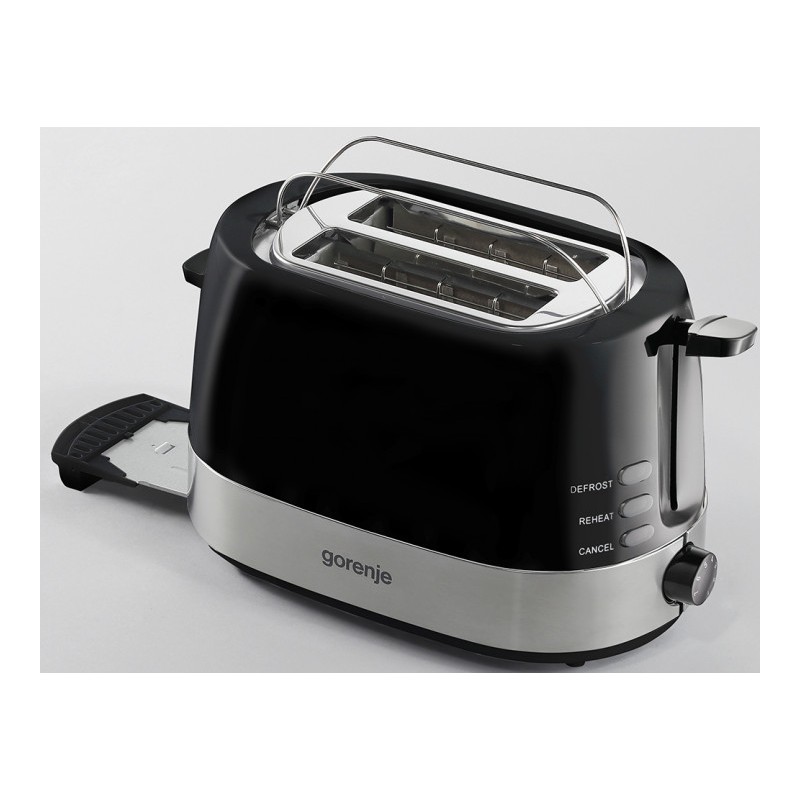 Gorenje Kitchen Toaster - T850BK - 850W 2 Slots 7 Heating Levels Black — Buy in Cyprus with Fast Delivery