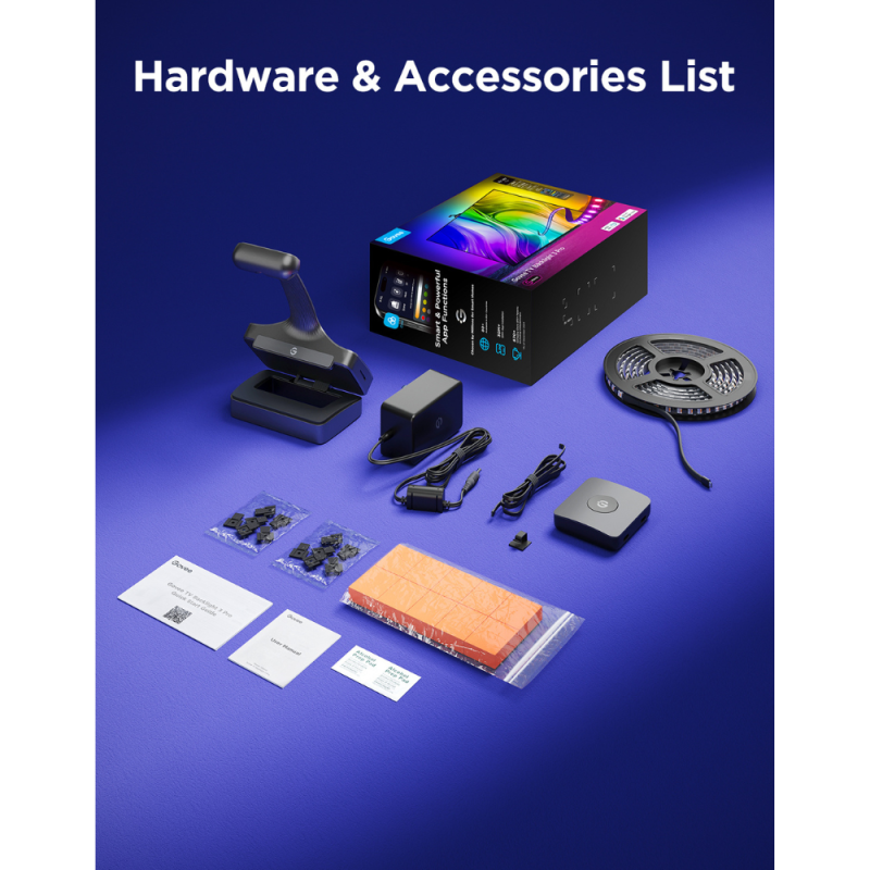 Govee TV Backlight 3 Pro - With 3 Cameras (75-85 inch) (UK) — Buy in Cyprus with Fast Delivery