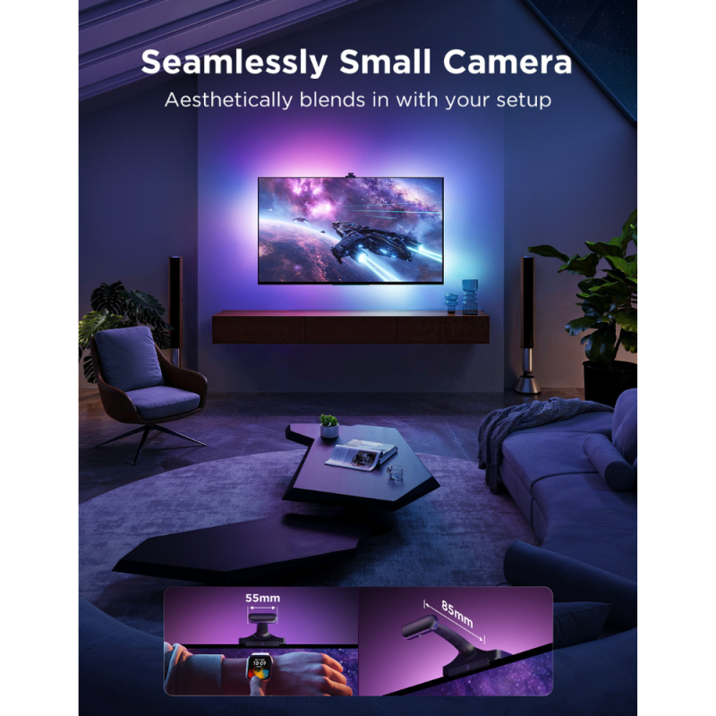 Govee TV Backlight 3 Pro - With 3 Cameras (75-85 inch) (UK) — Buy in Cyprus with Fast Delivery