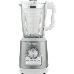 Gorenje Kitchen Blender - B1400BE - 1400W 1.75L Glass Jug 32000 RPM 4 Programs White Inox — Buy in Cyprus with Fast Delivery