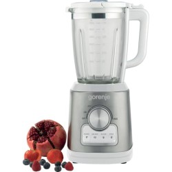 Gorenje Kitchen Blender - B1400BE - 1400W 1.75L Glass Jug 32000 RPM 4 Programs White Inox — Buy in Cyprus with Fast Delivery
