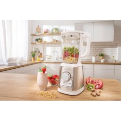 Gorenje Kitchen Blender - B1400BE - 1400W 1.75L Glass Jug 32000 RPM 4 Programs White Inox — Buy in Cyprus with Fast Delivery