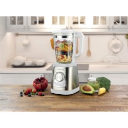 Gorenje Kitchen Blender - B1400BE - 1400W 1.75L Glass Jug 32000 RPM 4 Programs White Inox — Buy in Cyprus with Fast Delivery