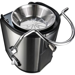 Gorenje Kitchen Juicer 800W 1.5L Pulp Container XL Tube Inox Black - JC805EII - 800W 1.5L Pulp Container XL Tube Inox Black