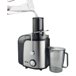 Gorenje Kitchen Juicer 800W 1.5L Pulp Container XL Tube Inox Black - JC805EII - 800W 1.5L Pulp Container XL Tube Inox Black