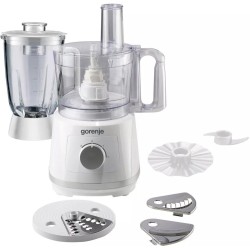 Gorenje Kitchen Blender Food Processor - SB801W - Kitchen Blender Food Processor 800W with 5 attachments White Inox