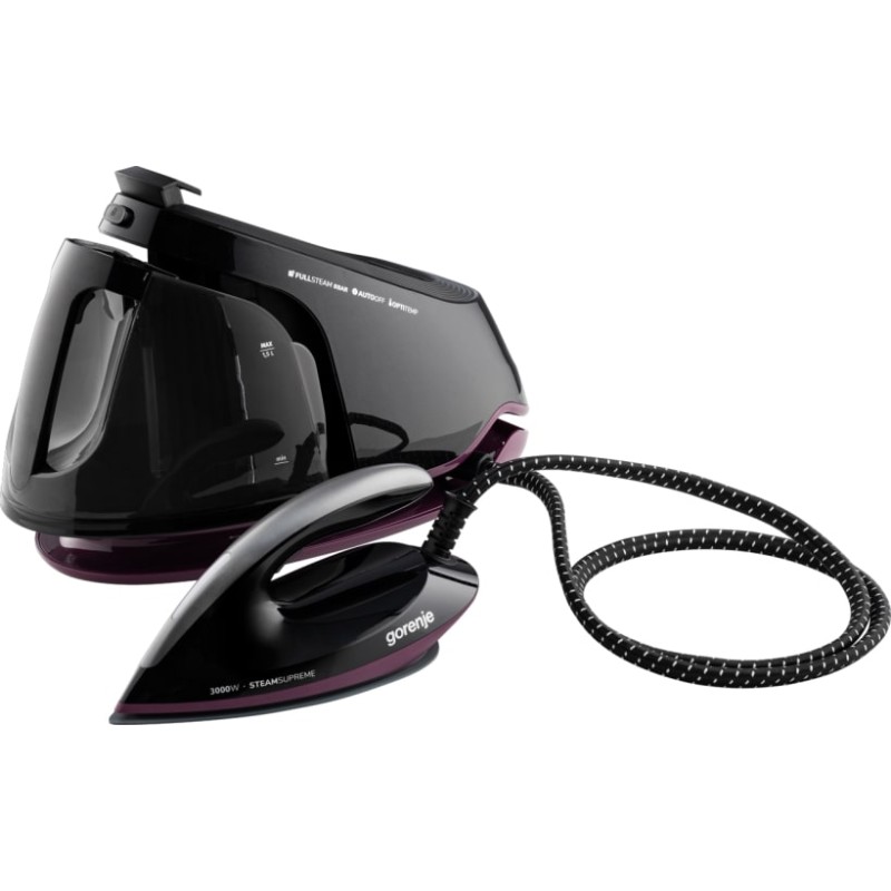 Gorenje Iron Steam Generator - SGD3000BKV - 3000W 8 BAR 1.5L Water Tank 160g m — Buy in Cyprus with Fast Delivery