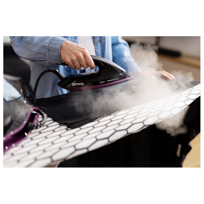 Gorenje Iron Steam Generator - SGD3000BKV - 3000W 8 BAR 1.5L Water Tank 160g m — Buy in Cyprus with Fast Delivery