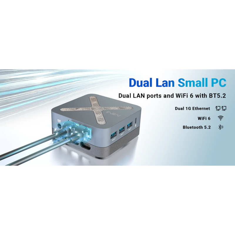 MINIX Mini PC - N97 - 12GB DDR5, 512GB NVMe, Dual LAN, 2x HDMI DP Win11 Pro Z97 — Buy in Cyprus with Fast Delivery