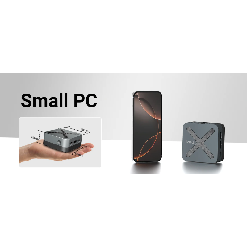 MINIX Mini PC - N97 - 12GB DDR5, 512GB NVMe, Dual LAN, 2x HDMI DP Win11 Pro Z97 — Buy in Cyprus with Fast Delivery