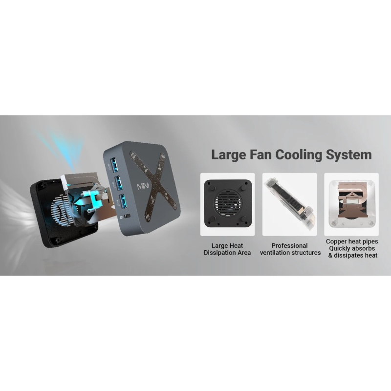 MINIX Mini PC - N97 - 12GB DDR5, 512GB NVMe, Dual LAN, 2x HDMI DP Win11 Pro Z97 — Buy in Cyprus with Fast Delivery