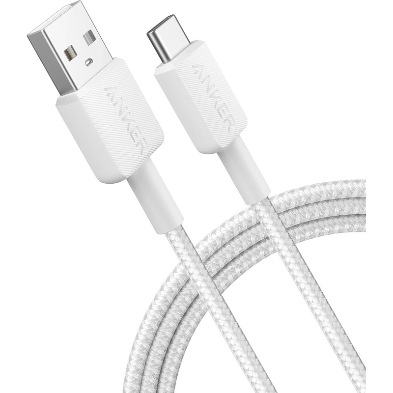 Anker Mobile Cable USB C to USB C White - 322 - USB-C to USB-C Cable, White — Buy in Cyprus with Fast Delivery