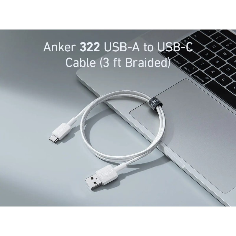 Anker Mobile Cable USB C to USB C White - 322 - USB-C to USB-C Cable, White — Buy in Cyprus with Fast Delivery