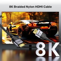 Unitek HDMI 2.1 Cable - C11093RGY-10M - 8K60Hz Braided 10.0m — Buy in Cyprus with Fast Delivery