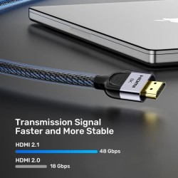 Unitek HDMI 2.1 Cable - C11093RGY-10M - 8K60Hz Braided 10.0m — Buy in Cyprus with Fast Delivery