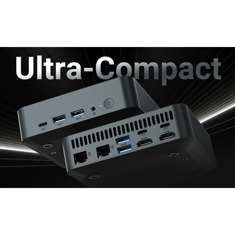 MINIX Mini PC - i7-13620H - 32GB DDR5, 1TB SSD, Dual LAN, 2x HDMI TB4 USB-C, Windows 11 Pro NGC 713