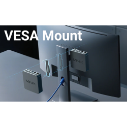 MINIX Mini PC - i7-13620H - 32GB DDR5, 1TB SSD, Dual LAN, 2x HDMI TB4 USB-C, Windows 11 Pro NGC 713