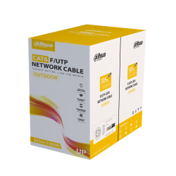 Dahua CAT6 OFC FTP Cable 305m 0.57mm Black Outdoor - PFM920-6F - Cat6, OFC, FTP, 305m, 0.57mm, Black, Outdoor