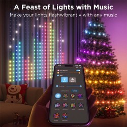 Govee LED Light Curtain Lights - WiFi & BT RGBIC 1.5x1.5m IP65 (NETFLIX) — Buy in Cyprus with Fast Delivery