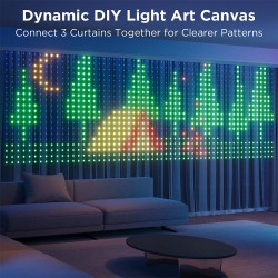 Govee LED Light Curtain Lights - WiFi & BT RGBIC 1.5x1.5m IP65 (NETFLIX) — Buy in Cyprus with Fast Delivery