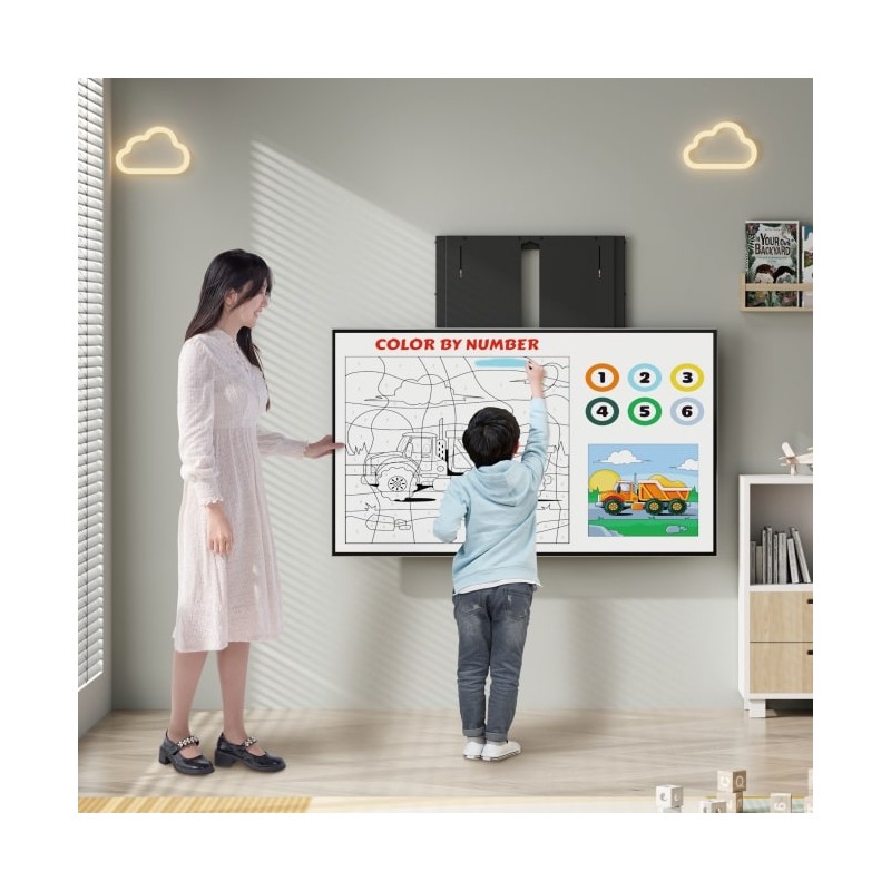 Brateck IFP Wall Mount Manual - HAW400E-65 - Vertical Motion 60x60 65kg — Buy in Cyprus with Fast Delivery